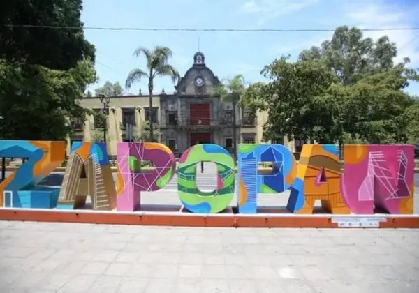 Letras de Zapopan ubicadas en el centro de Zapopan