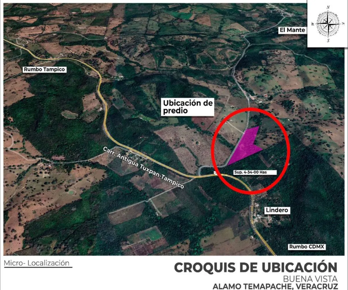 Terreno En Venta,Temapache,Carretera a chalahuite S/N, Álamo Temapache, Veracruz de Ignacio de la Llave 92769,Carretera a chalahuite,pF2TxfL