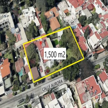 Terreno En Venta,Chapalita Oriente,Aurora 254, Zapopan, Jalisco 45040,Aurora,p96aCN3