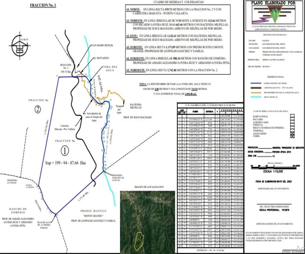 Terreno En Venta,Milpillas de Abajo,Milpillas de Abajo Fraccion 1, San Sebastián del Oeste, Jalisco 46990,Milpillas de Abajo,pjg52iV