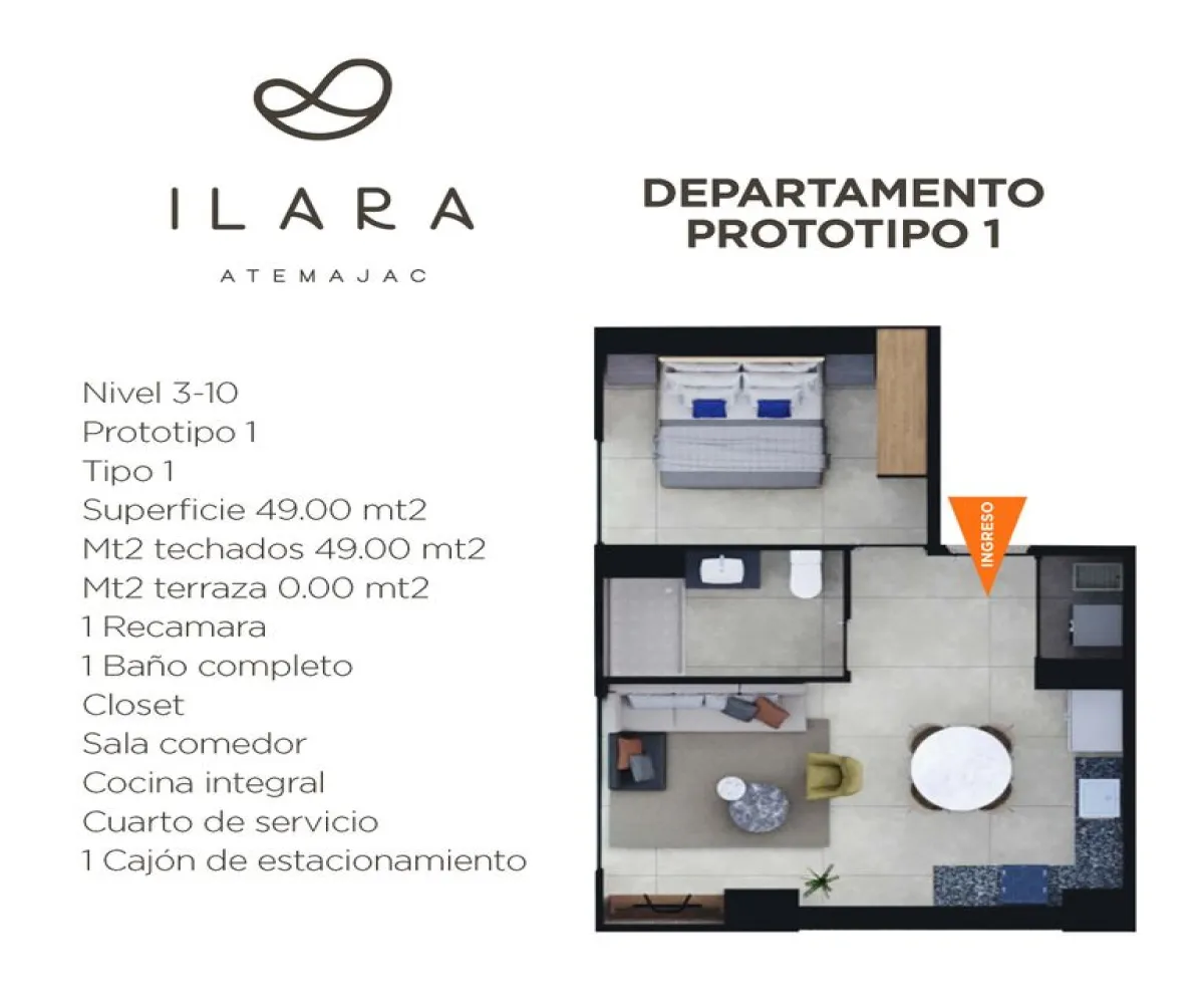 Departamento En Venta,Atemajac del Valle,Calle Morelos 211 201, Zapopan, Jalisco 45190, 1 Cuarto,1 Baño,Calle Morelos,1,pGFxUsp