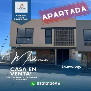 Casa En Venta,COTO NARA ,Avenida Paseo de la Cantera S/N 90, Zapopan, Jalisco 45133, 3 Habitaciones,3 Baños,Avenida Paseo de la Cantera,3,pfdUlve