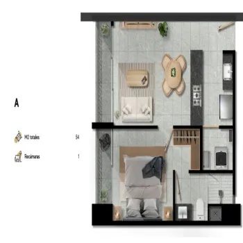 Departamento En PreVenta,Colomos Providencia,Calle Asunción 1930, Guadalajara, Jalisco 44660, 1 Cuarto,1 Baño,Calle Asunción,1,pi3Yg4l