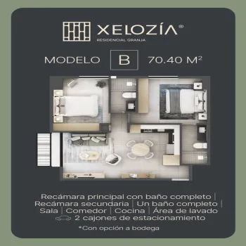 Departamento En PreVenta,Granja,Calzada Circunvalación Poniente 1606, Zapopan, Jalisco 45010, 2 Habitaciones,2 Baños,Calzada Circunvalación Poniente,1,pj9xhFM