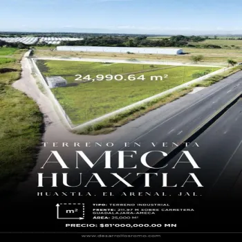 Terreno En Venta,Carretera Federal 70 1075, El Arenal, Jalisco 45368,Carretera Federal 70,peZYkOz