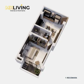 Departamento En PreVenta,Jardines del Bosque,Avenida Mariano Otero 2510, Guadalajara, Jalisco 44520, 1 Cuarto,1 Baño,Avenida Mariano Otero,1,pqO9fld