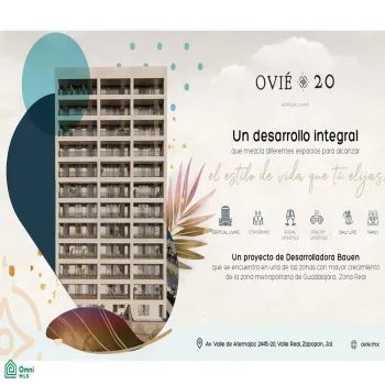 En Venta,Valle Real,Av. Valle de Atemajac 2445-20, Zapopan, Jalisco 45138, 2 Habitaciones,2 Baños,Av. Valle de Atemajac,1,MX23429068