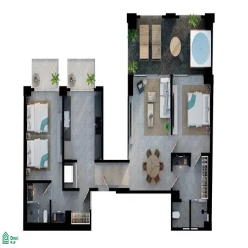 En Venta,Emiliano Zapata,Aquiles Serdán 272 Int. 603, Puerto Vallarta, Jalisco 48380, 2 Habitaciones,2 Baños,Aquiles Serdán,3,MX24859624