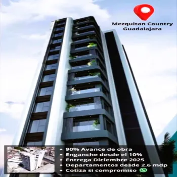 Departamento En Venta,Mezquitan,Avenida Manuel Ávila Camacho 1229, Guadalajara, Jalisco 44260, 1 Cuarto,1 Baño,Avenida Manuel Ávila Camacho,1,pWcZkXe