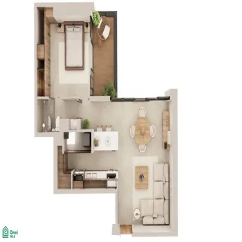 Departamento En Venta,Las Aralias,33. 105MIDTOWN 7E PH, Puerto Vallarta, Jalisco 48328, 1 Cuarto,1 Baño,33. 105MIDTOWN,3,MX251013302