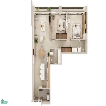 Departamento En Venta,Las Aralias,32. 105MIDTOWN 7E PH, Puerto Vallarta, Jalisco 48328, 2 Habitaciones,2 Baños,32. 105MIDTOWN,3,MX251013309