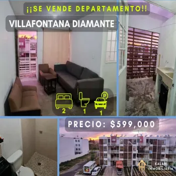Departamento En Venta,fuente geoda 1898, Zapopan, Jalisco 45039, 2 Habitaciones,1 Baño,fuente geoda,1,pz1fhFc