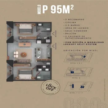 Departamento En Venta,Granja,Avenida Ignacio L Vallarta 6387, Zapopan, Jalisco 45010, 2 Habitaciones,2 Baños,Avenida Ignacio L Vallarta,1,pimyTWK