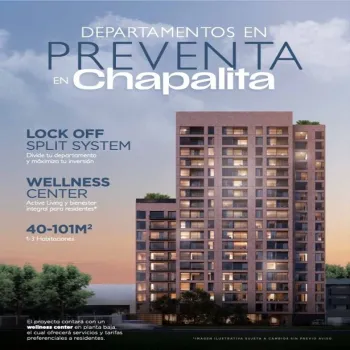 Departamento En Venta,Chapalita,Calzada Lázaro Cárdenas 3540, Guadalajara, Jalisco 44500, 1 Cuarto,1 Baño,Calzada Lázaro Cárdenas,1,pKxkUeu